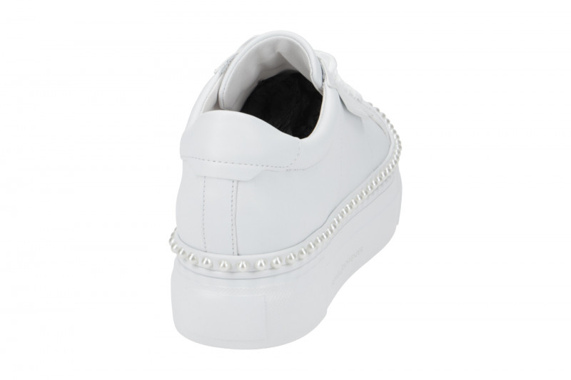 K&S Nano Pearl Sneaker Schuhe weiß Perlen