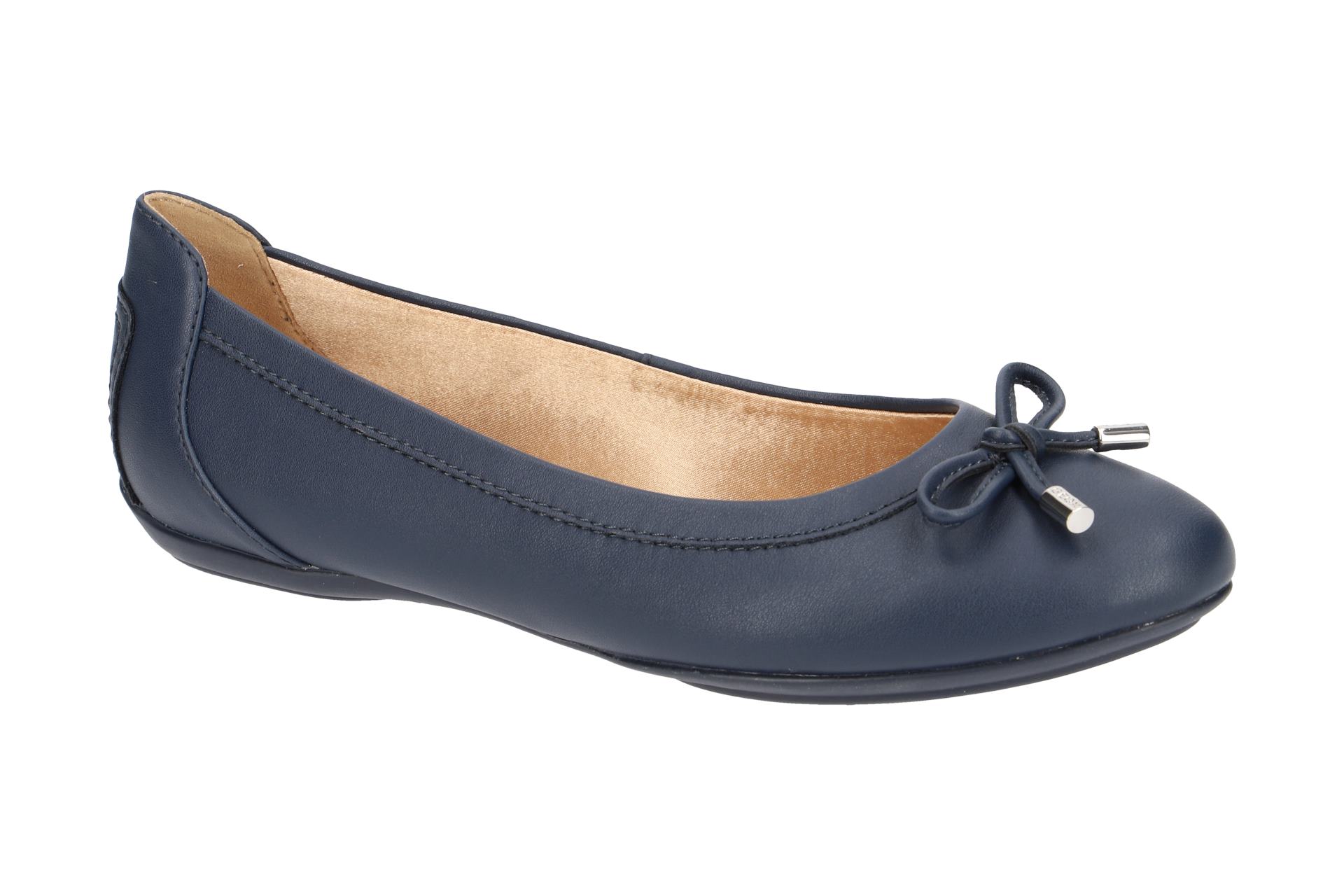 Geox D CHARLENE J Damen Ballerinas - Atmungsaktive Geschlossene Ballerinas Mit Patent-Sohle