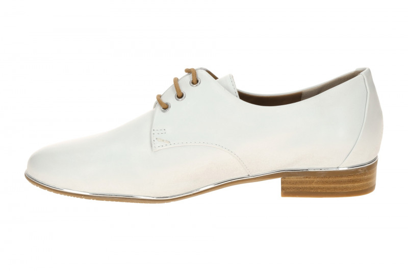 Everybody ALOE Schuhe weiß Glattleder silber Rahmen