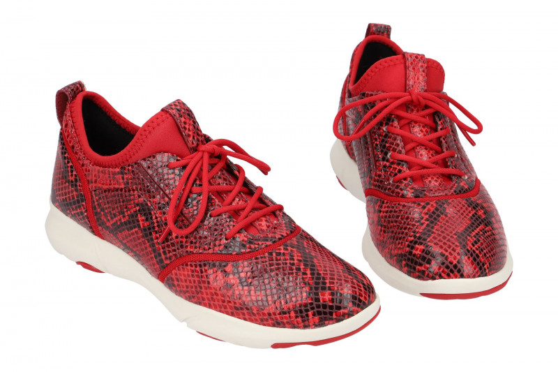 Geox Nebula Schuhe rot Schlange