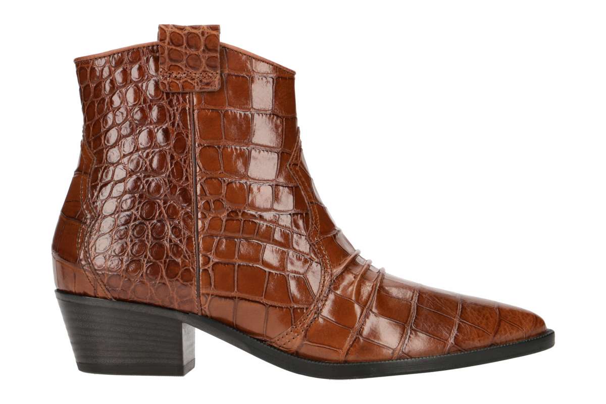 stiefel kroko braun