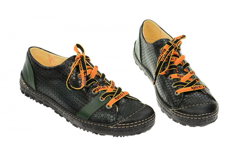 Eject Dass Schuhe schwarz grün 16224