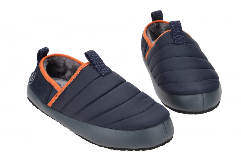 bugatti Tent Herren Hausschuhe Warmfutter blau Vegan