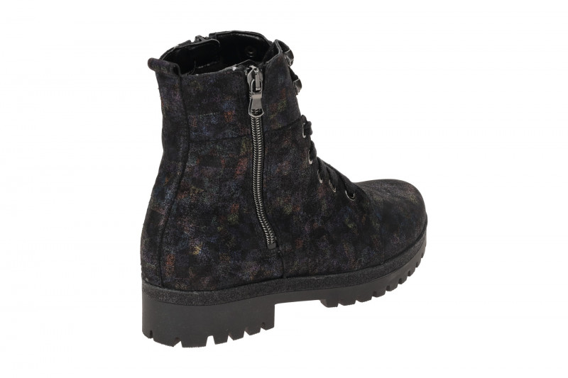 Waldläufer Hanako Stiefel schwarz bunt gefleckt 338813