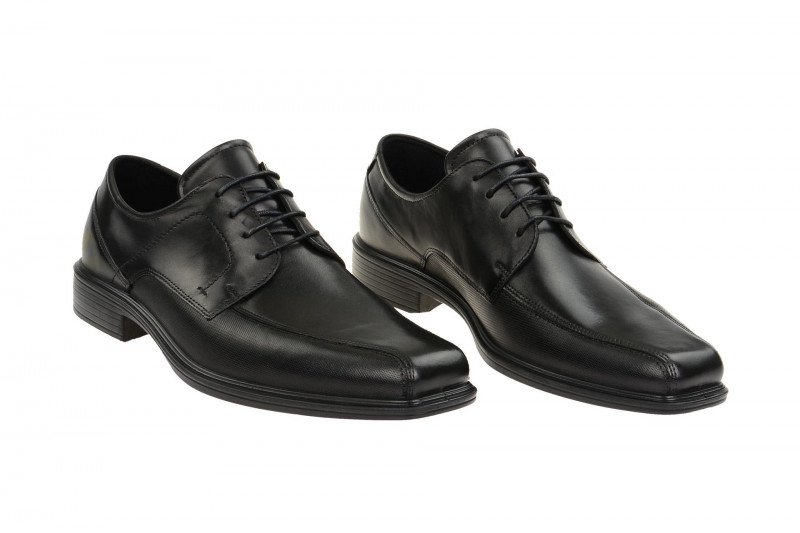 ecco Johannesburg Schuhe schwarz perforiert
