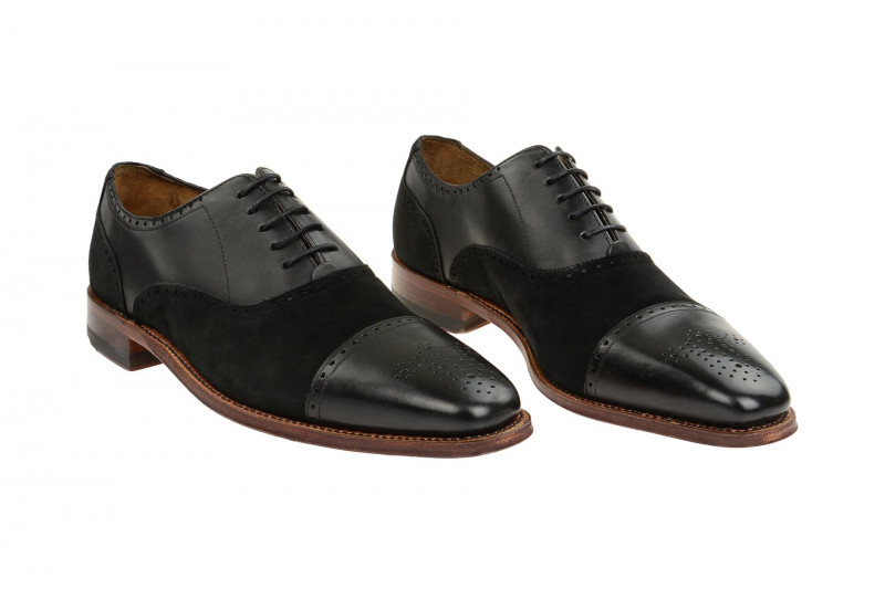 Gordon & Bros Schuhe Lucquin schwarz Leder kombi 2830-I