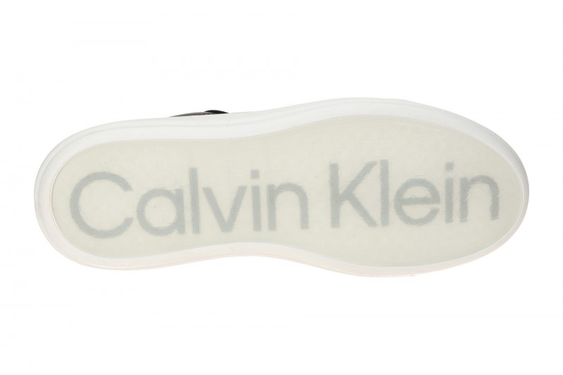Calvin Klein Schuhe Low Top Lace Sneakers schwarz Glattleder