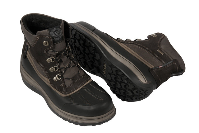 Ecco EC Roxton Boots schwarz braun Gore-Tex