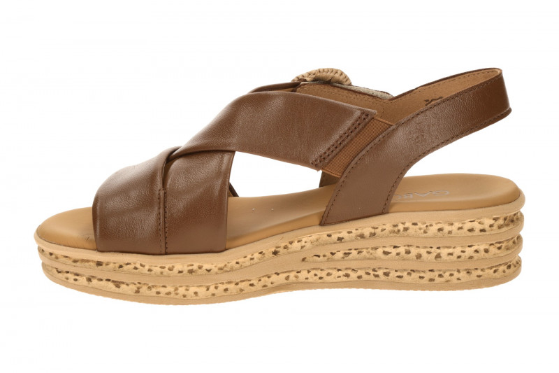 Gabor Plateau Sandale braun Nappa 84.556.24