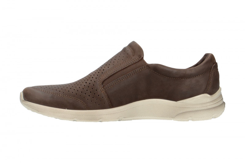 Ecco Irving Schuhe Slipper braun coffee gelocht