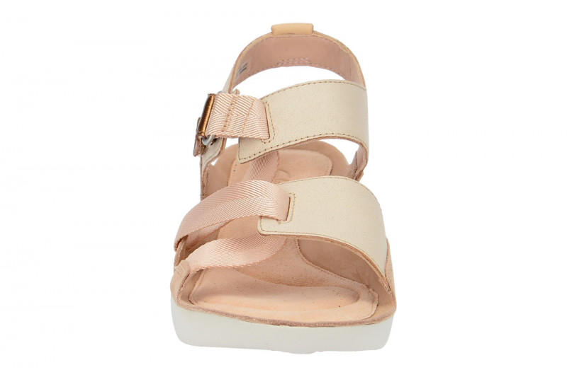Clarks Damen Sandale TriClover beige rosa