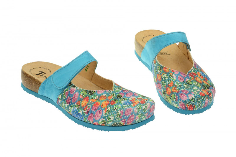 Think Julia Pantolette blau multi Clogs 4-84345-79