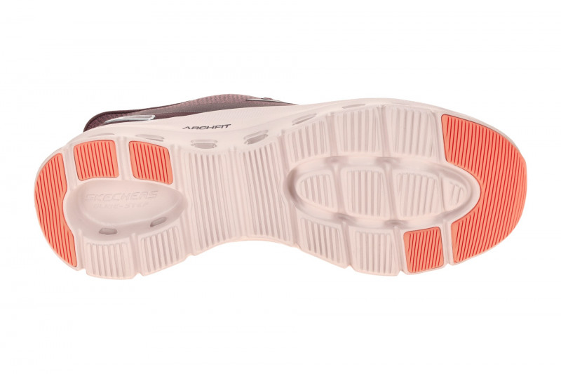 Skechers Arch Fit Damen Sneakers Schuhe lila grau GLIDE STEP 150730