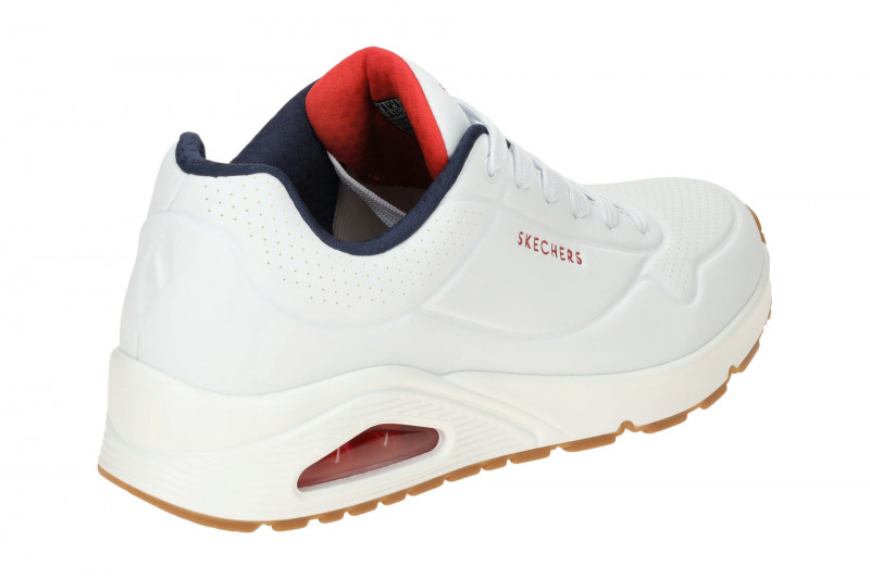 Skechers Uno Schuhe weiß rot Sneakers 52458