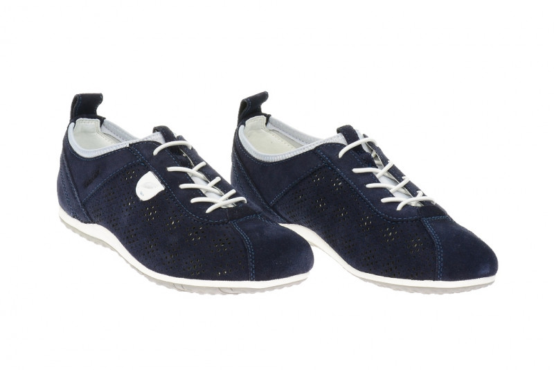 Geox Vega Schuhe in navy dunkelblau Slipper D4209A