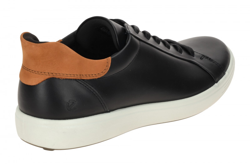 Ecco Soft 7 Schuhe schwarz Herren SLIP-ON Sneakers 470824
