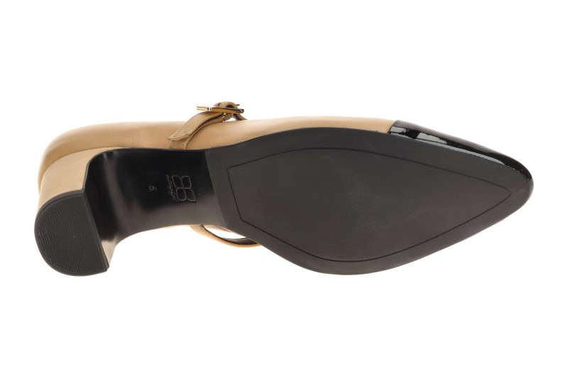 Högl Paris Pumps braun schwarz Mary Jane 5620