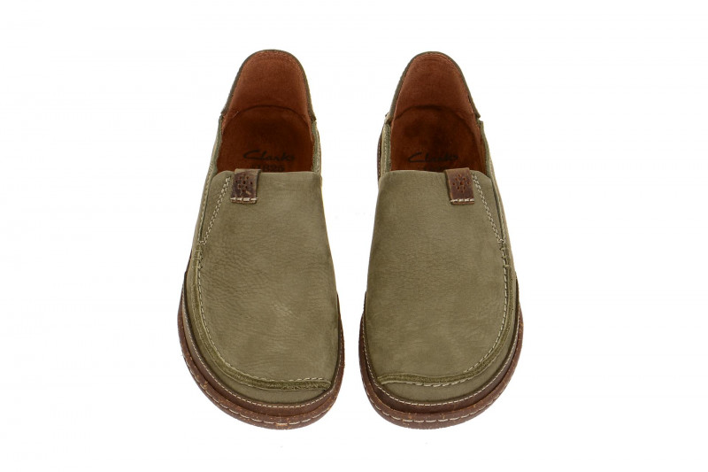 Clarks Trapell Form Schuhe grün olive