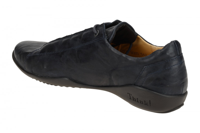 Think Stone Schuhe blau navy Schnürer 806
