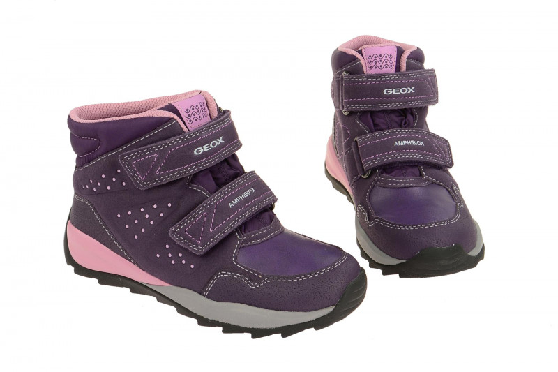 Geox Mädchen Kinderstiefel lila Wasserdicht