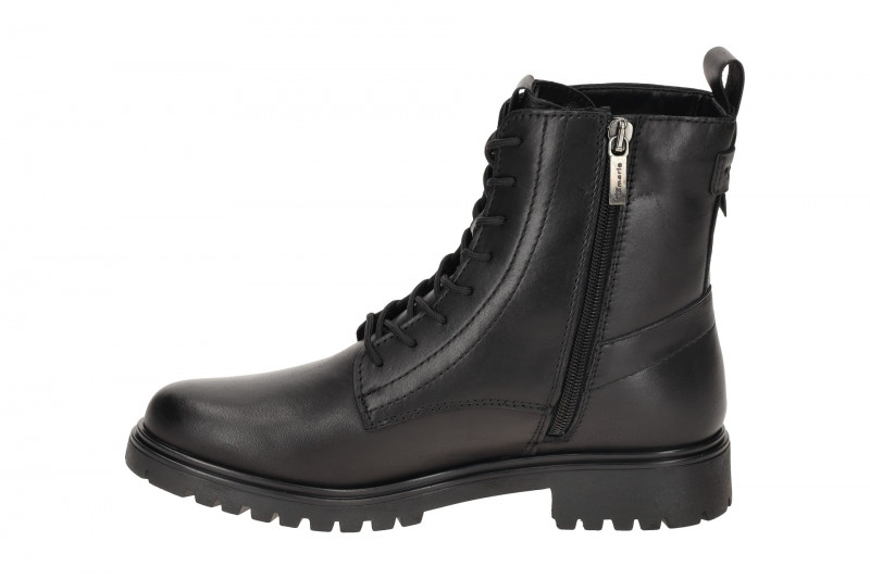 Tamaris Stiefel Boots schwarz Glattleder 25402