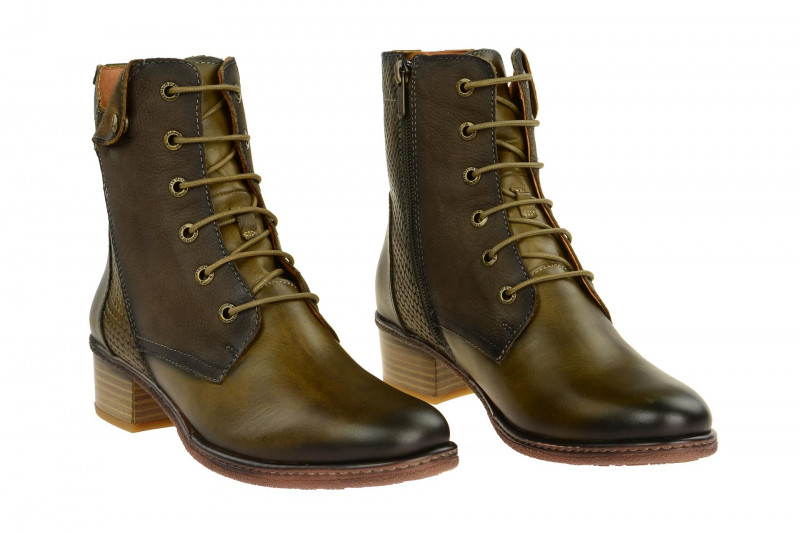 Pikolinos Zaragoza Stiefel grün moos