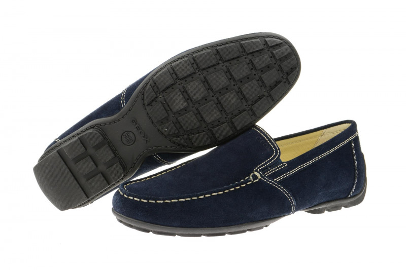 Geox Moner Schuhe blau Mokassin U1144V
