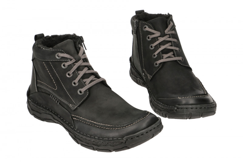 Josef Seibel Herren Stiefel schwarz K-Weite 25142