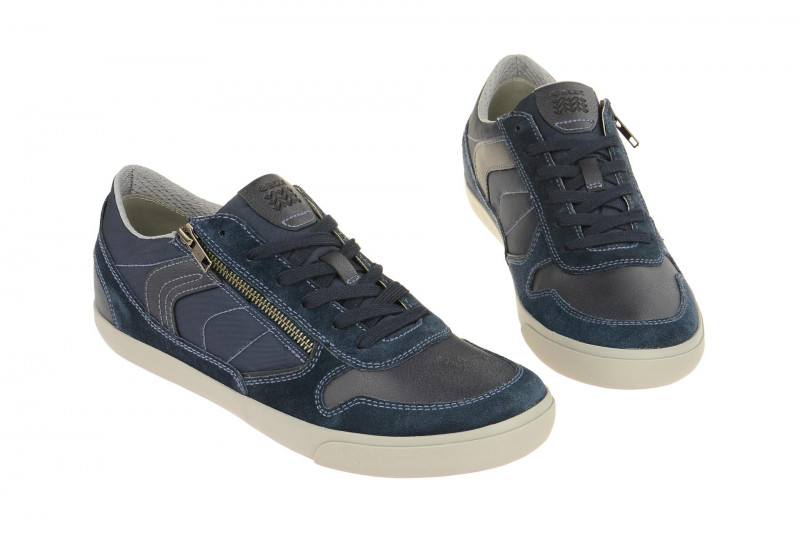 Geox Box Schuhe blau grau U82R3C