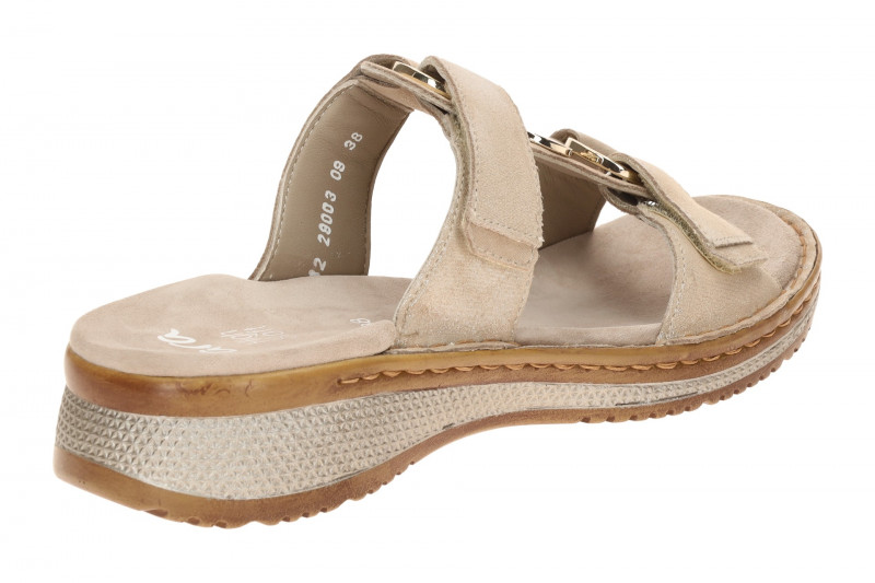 ara Hawaii Steg Pantolette beige Glitzer 12-29003