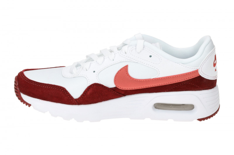 NIKE AIR MAX SC Sneaker Schuhe weiß rot Damen FJ3242