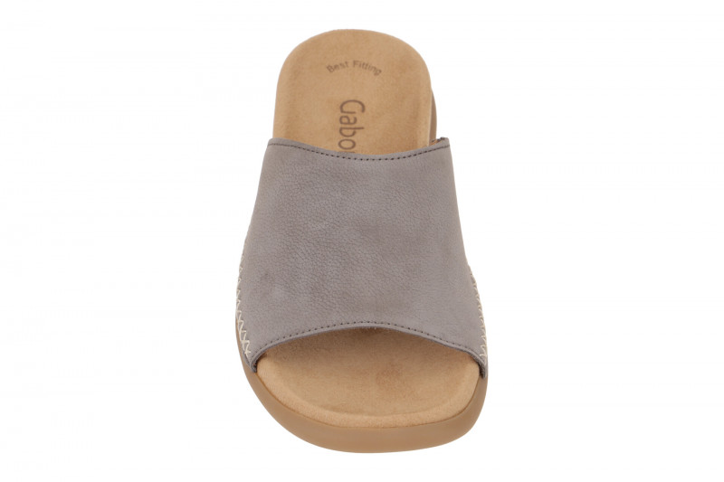 Gabor Pantolette grau Nubuck 03.705.13