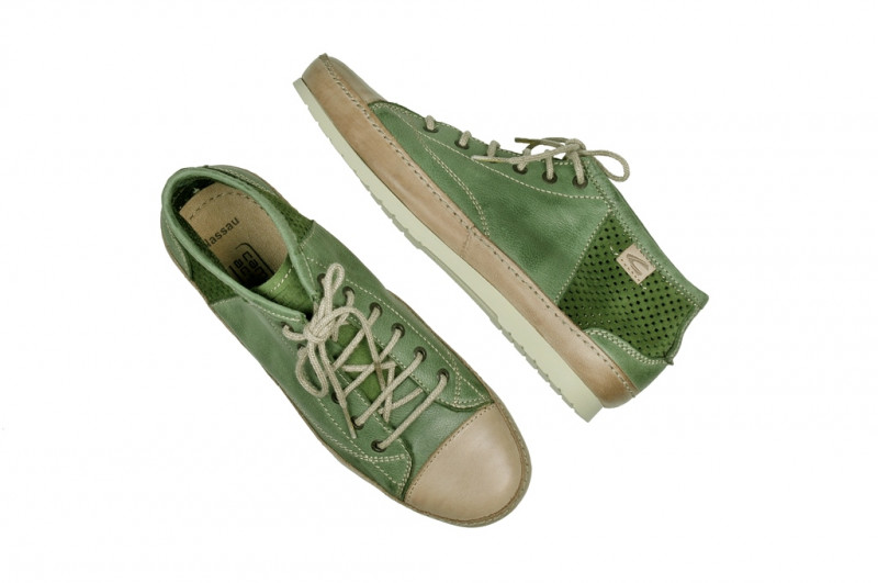 camel active Nassau Schuhe jungle grün beige - 805.71.03