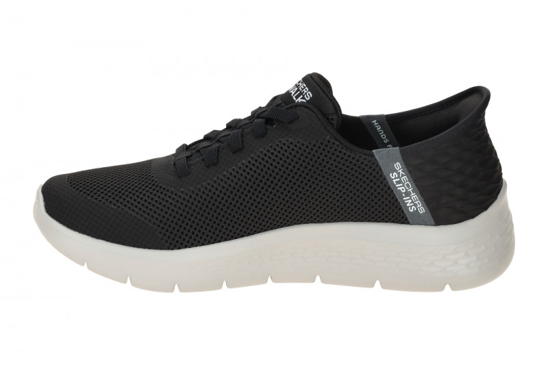 Skechers Go Walk Flex Schuhe schwarz grau SLIP-IN 216324