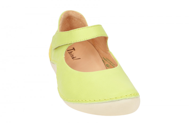 Think Kapsl Ballerina grün gelb Mary-Jane 416