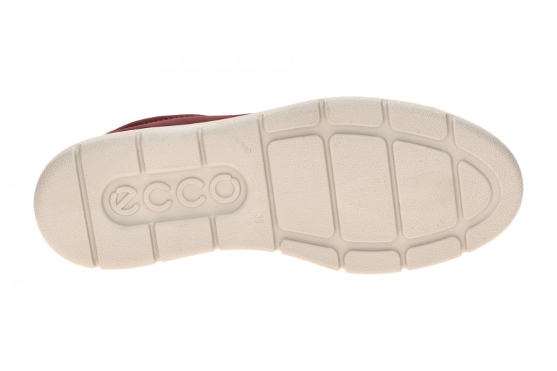 Ecco Bella 2 Schuhe Sneaker rot silber Nubuck 239363
