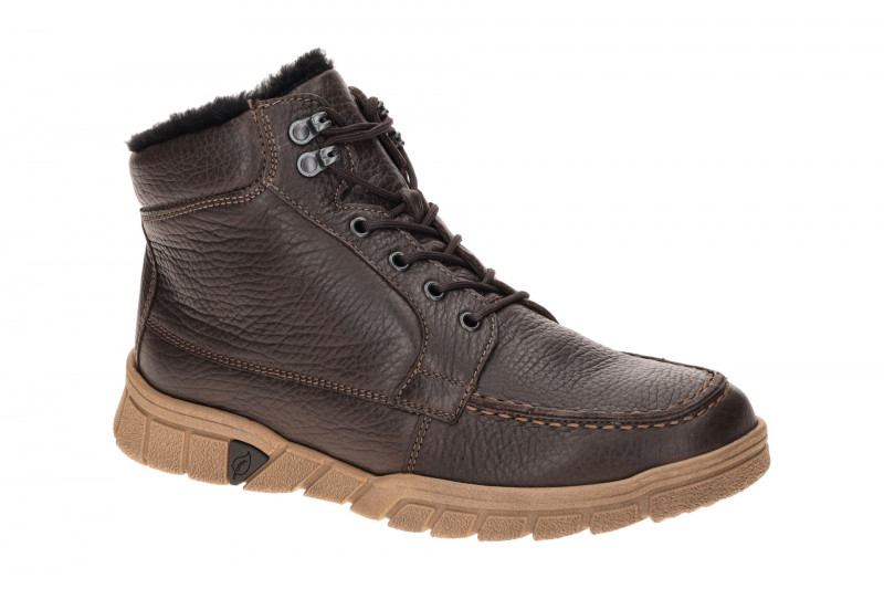 Waldläufer Lino Warmfutter Stiefel braun moro Lammfell H-Weite
