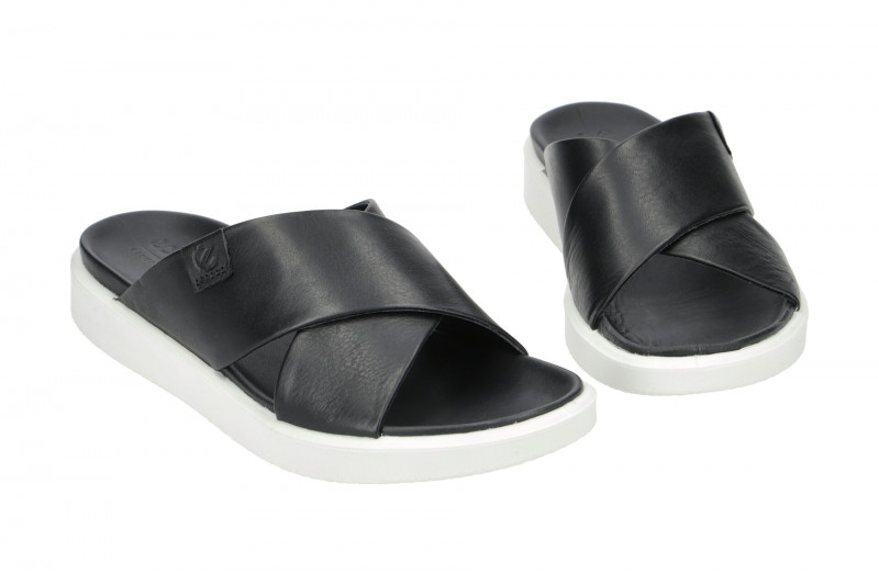 Ecco Flowt Damen Pantolette schwarz