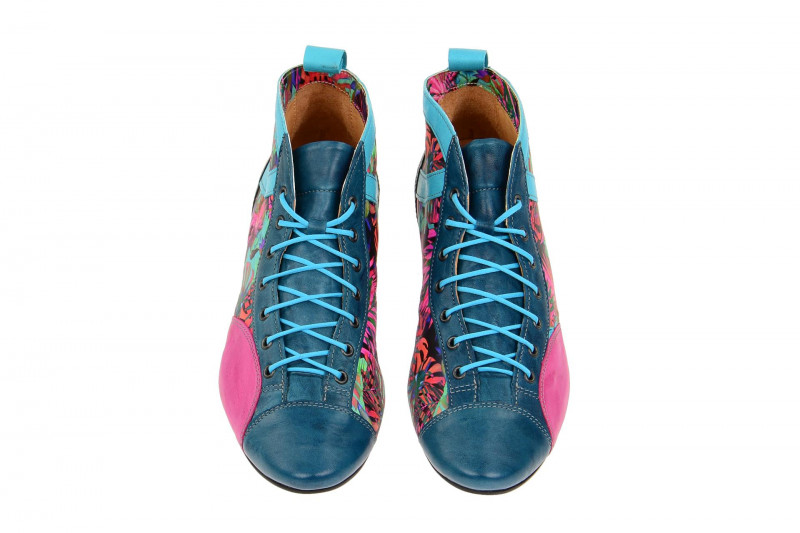 Think Guad Stiefelette blau pink 7-87732-84