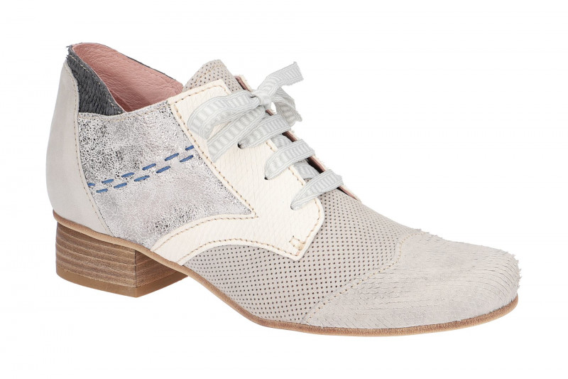Charme Schuhe grau weiß kombi 0906G