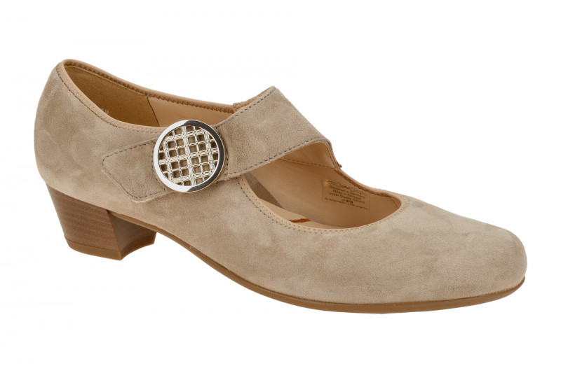 ARA Catania Schuhe Spangenpumps taupe sand 12-63630