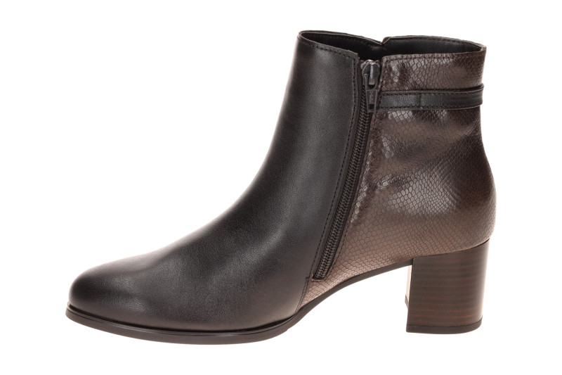 Gabor Stiefelette Ankle Boots braun Schlangenmuster 8053.01.004
