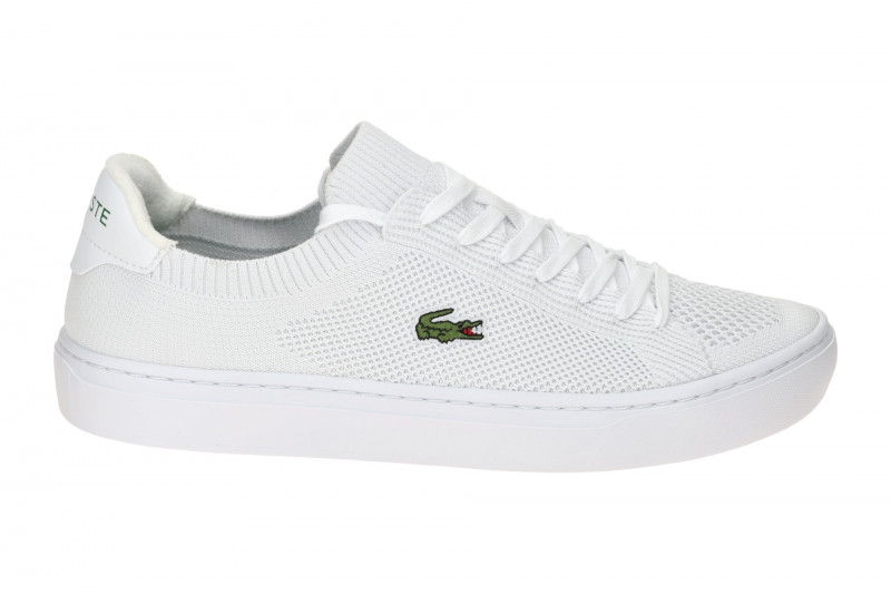 Lacoste La Piquee Schuhe weiß Stoff Sneaker 0004