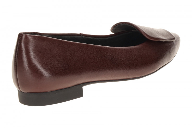 Paul Green Ballerinas dunkelrot wine Leder-Kappe 3792