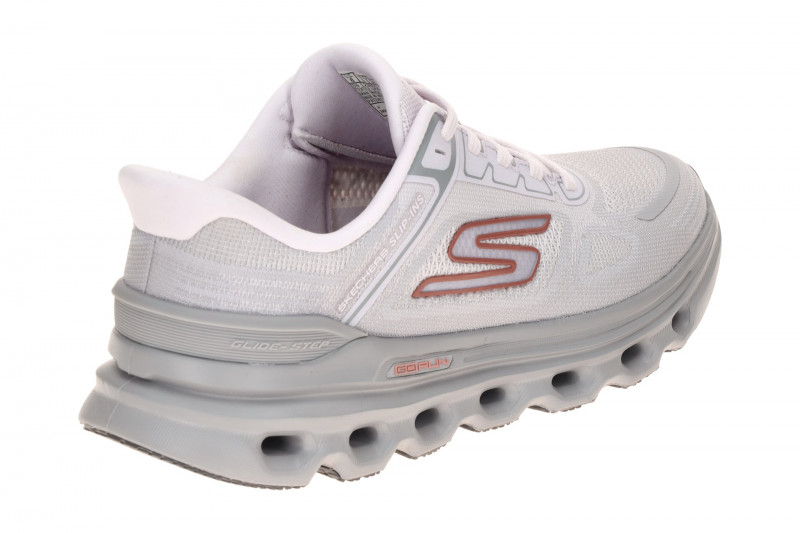 Skechers Go Run Glide Schuhe grau lila Damen Sport Slip-Ins 129800