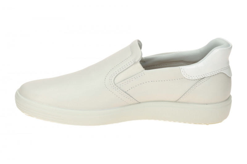 Ecco Soft 7 Slipper Schuhe weiß offwhite Damen 470853