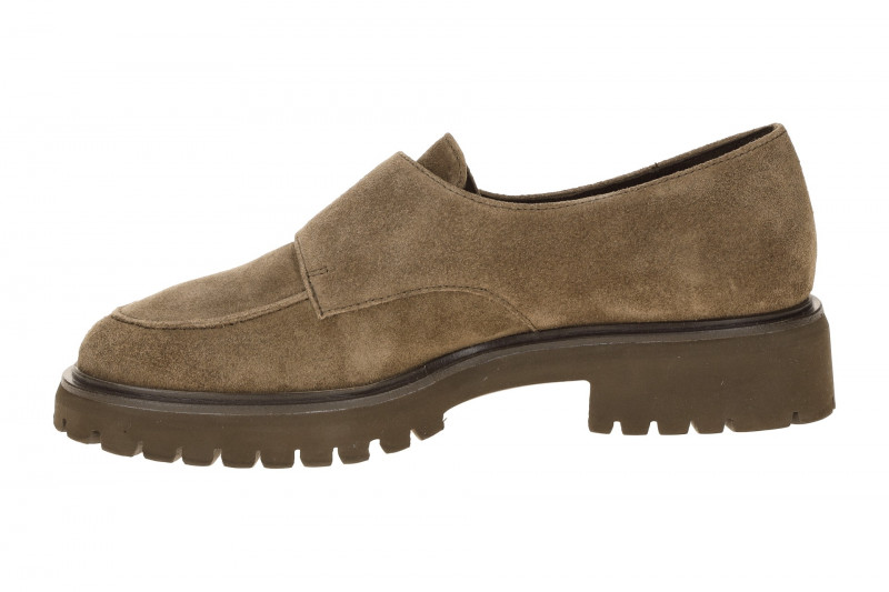 Paul Green Schuhe Slipper braun DoubleMonk Loafer 1240