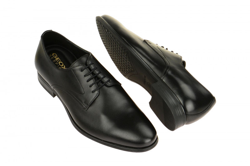 Geox Albert Schuhe schwarz Extra Weit - U44W3B
