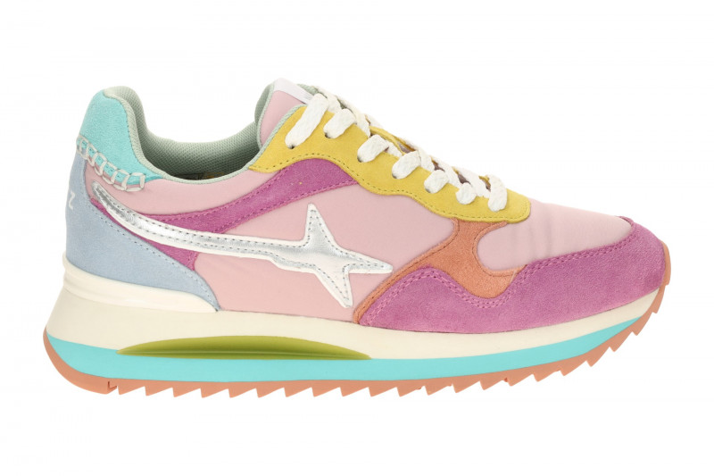 W6YZ Yak Sneakers Schuhe pink bunt Damen