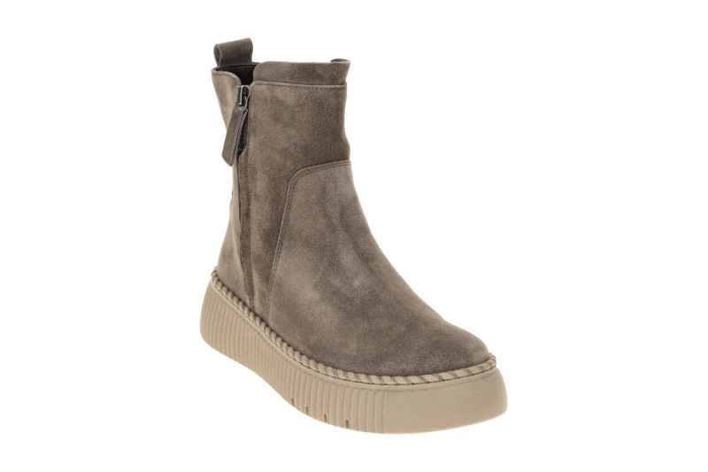 Gabor Stiefel grau taupe Zip Boots Velour 8014.04.003